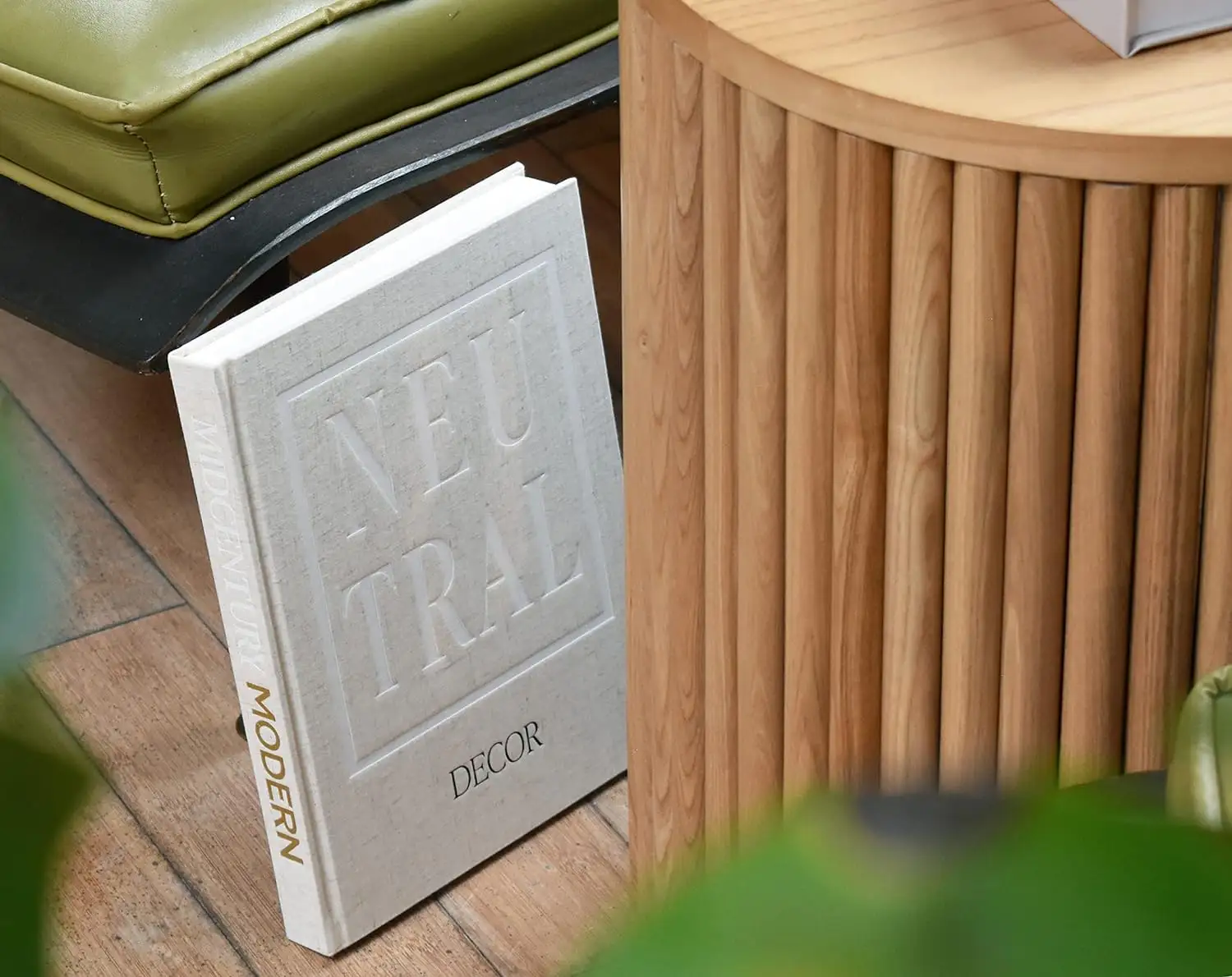 Buku dekorasi sampul keras kain Linen cetak kustom buku meja kopi dekoratif untuk dekorasi rumah