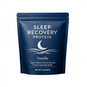 Servicio de Diseño de Etiqueta Personalizada OEM para Proteína de Caseína en Polvo, Certificada GMP, HALAL, Vegana, Kosher, Antioxidante, para la Recuperación del Sueño en Adultos - Product Image 1