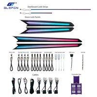 Kit d'éclairage d'ambiance automobile en gros Glefon pour Volkswagen Tiguan L PRO 2022-2025, bande acrylique, contrôle Bluetooth, lampe d'ambiance