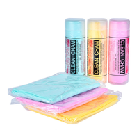 Serviette en chamois artificielle rectangulaire à forte absorption et durable, conçue pour le nettoyage de la cuisine