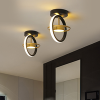 Plafonnier LED simple pour couloir, allée, porche, maison, en fer forgé créatif, pour vestiaire et escalier, vente en gros d'articles d'ameublement