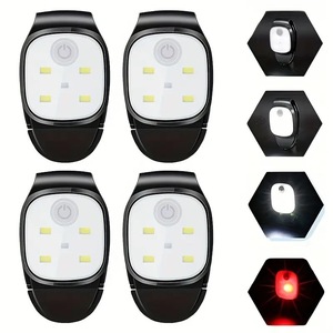 Howlighting Runners Joggers Camping Hiking <strong>Dog</strong> <strong>Walk</strong> Night Clip on Running <strong>Lights</strong> Reflective USB Rechargeable LED <strong>Light</strong> - Product Image 2