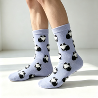 Chaussettes en peluche 3D personnalisées, chaussettes fantaisie, chaussettes à motif animal personnalisé, chaussettes en coton doux, chaussettes amusantes pour femmes et hommes