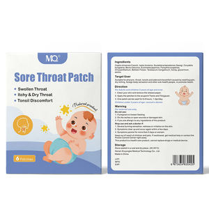 Parche para el dolor de garganta para el cuidado del bebé, tos seca, garganta hinchada, hierbas chinas 100%, parche seguro para el dolor de garganta - Product Image 6