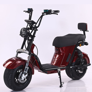Scooter Eléctrico de 1550W con Entrega Rápida, Motocicleta de 2 Ruedas, Batería de Litio Extraíble de 48/60/20AH, Frenos de Disco para Adultos, Alta Velocidad - Product Image 1