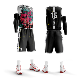 2024 Topkwaliteit Volledig Aanpasbare Ademend Anti-UV Coldblack Basketbaluniform Kleding - Product Image 5