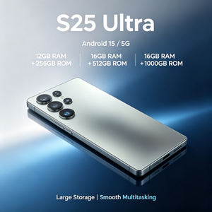 Smartphone S25 Ultra 5G Android 15, téléphone mobile 12 Go 16 Go de RAM, 256 Go 512 Go 1000 Go de ROM, double appareil photo - Product Image 3