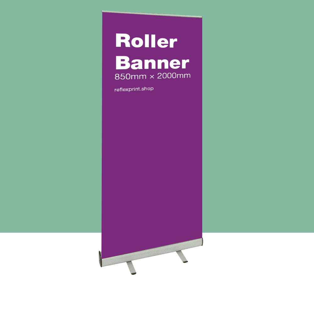 Рекламный роликовый баннер, выставочная стойка, роликовая стойка