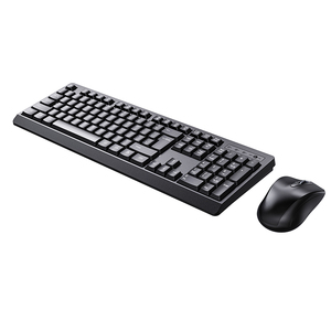 Chất Lượng Cao Xách Tay 2.4Ghz Chuột Không Dây 104 Phím Bàn Phím Combo <span class=keywords><strong>USB</strong></span> Receiver Bàn Phím Màu Đen Cho Doanh Nghiệp Máy Tính Xách Tay Máy Tính - Product Image 2