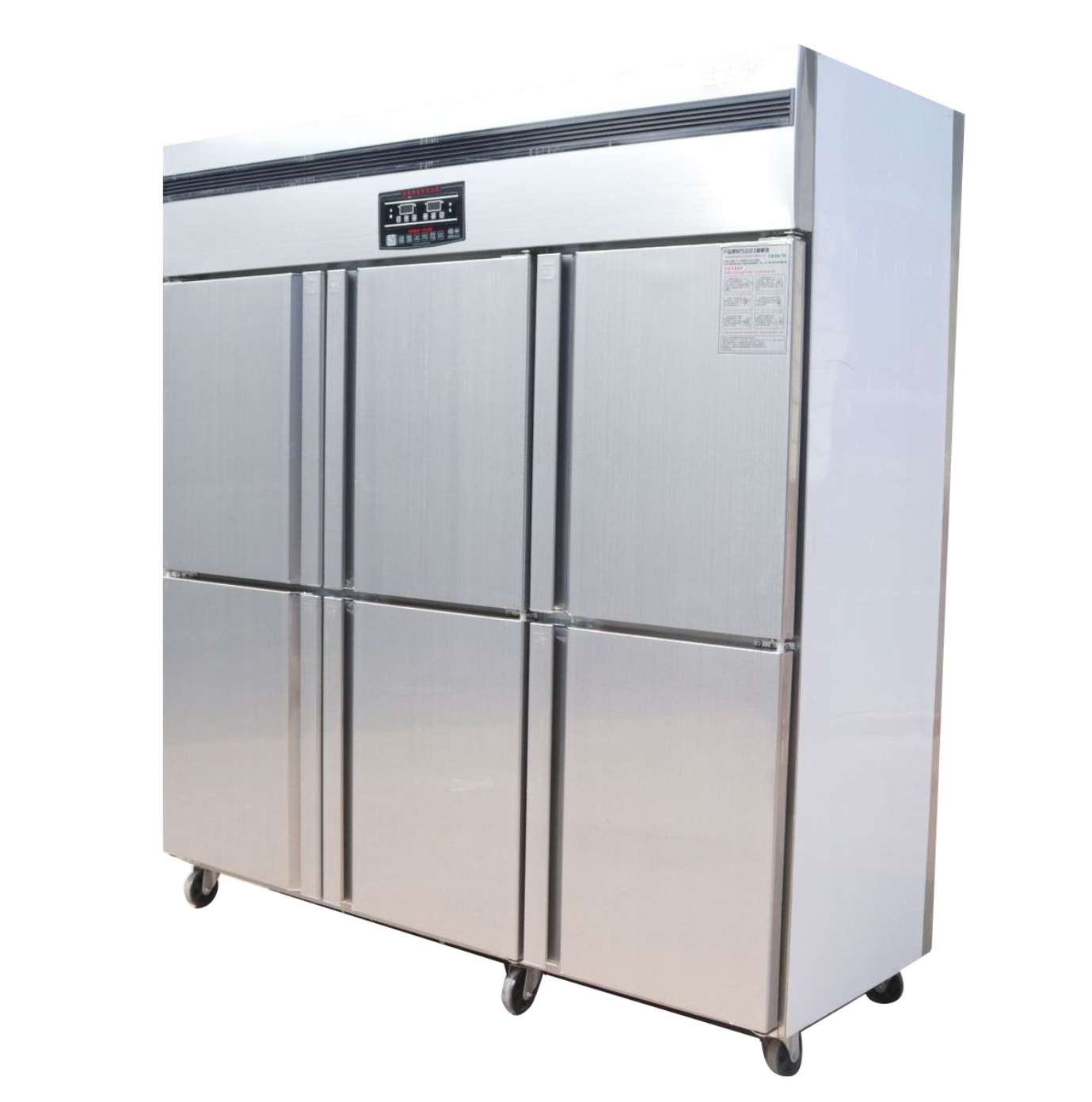 Морозильная камера с 6 дверцами, Коммерческая Морозильная камера для кухонного охладителя