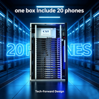 Cxt Phone Farm Granja Bott Boxphone Phone Farm Box 50 Farm Chassis Usb Otg Hub 20 Port Sim Esim Slot 20 Phone Motherboard