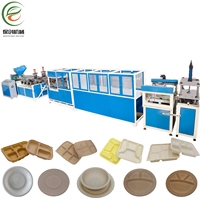 Machine de production automatique de thermoformage écologique pour la fabrication de plateaux, de bols et de vaisselle jetables en plastique