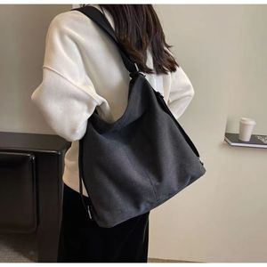 <span class=keywords><strong>Borse</strong></span> personalizzate in tela Vintage di grande capacità lavate a tracolla in tela Messenger grigie per la scuola di lavoro <span class=keywords><strong>o</strong></span> per l'uso quotidiano - Product Image 2