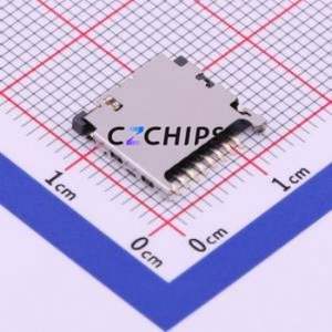 DM3D-SF SD Card / Memory Card Connector SMD Connector Plug-In Type MicroSD Card (TF Card) Card Holder Without - Product Image 1