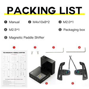 แป้นเปลี่ยนเกียร์คาร์บอนไฟเบอร์แม่เหล็ก TDD สำหรับพวงมาลัยรถยนต์เมอร์เซเดส-เบนซ์ AMG ปี 2016-2024 - Product Image 5