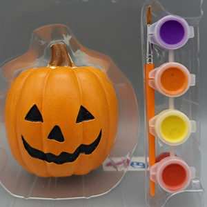 Çin'de üretilen 3D Diy sıva heykelcik kabak şeklinde çocuklar için boyama kiti oyuncak - Product Image 1