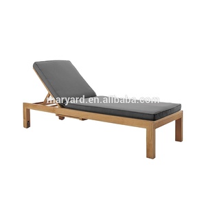 Mobili da giardino piscina impermeabile cuscino sedia a <span class=keywords><strong>sdraio</strong></span> in legno sedia a <span class=keywords><strong>sdraio</strong></span> all'aperto solarium spiaggia solarium - Product Image 5