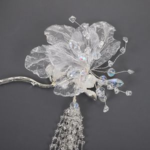 Nouveaux styles de coiffes et accessoires de mariée faits à la main en gros, épingles à cheveux et ornements capillaires luxueux et exquis pour Hanfu. - Product Image 2