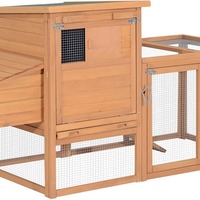 Poulailler en bois extérieur personnalisé, écologique, toutes saisons, motif uni, pour la ponte des œufs, petits animaux, couches