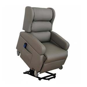 เก้าอี้ยกไฟฟ้าพร้อมที่จับ เก้าอี้ปรับเอนและยกได้แบบออร์โธปิดิกส์ สีเทา KMINA - Product Image 6