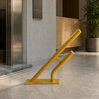 Barre d'appui murale inclinée en acier inoxydable et nylon ABS pour personnes à mobilité réduite, idéale pour salles de bain, toilettes, escaliers et hôpitaux