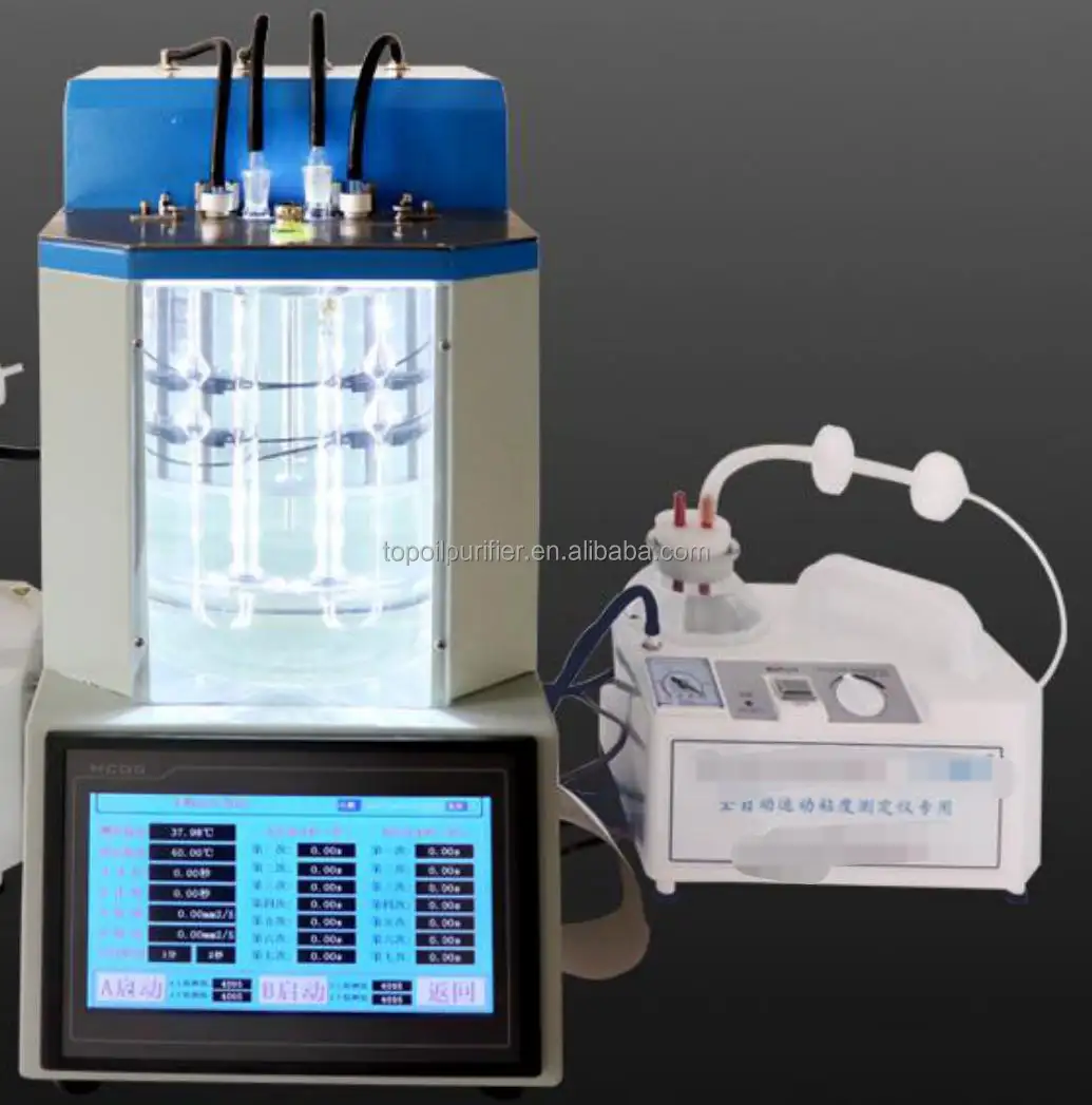 Полностью автоматический прибор для измерения кинематической вязкости нефтепродуктов измеритель вязкости