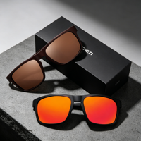 Lunettes de soleil sport polarisées UV400 pour hommes, monture carrée en PC, idéales pour la course et les activités de plein air – Collection 2026