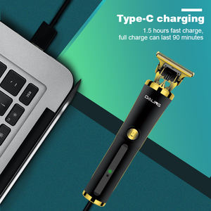 Tondeuse à cheveux rechargeable Daling Push Shear DL 1513 sans fil, 60 minutes d'autonomie, tondeuse à <span class=keywords><strong>barbe</strong></span> pour hommes (noir) - Product Image 5