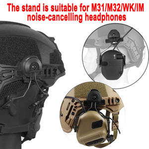 Adaptateur de rail de casque tactique pour casque Wendy 2e/3e génération | Compatible avec les casques <span class=keywords><strong>COMTAC</strong></span> 31/32, IMPACT et WALKER - Product Image 5