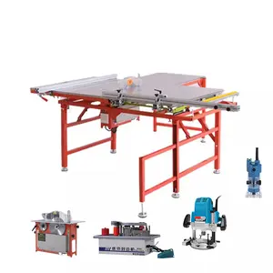 Folding portable sliding table panel saw plywood cut Woodworking board wood saw carpentry machines