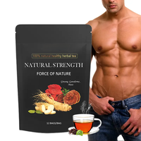 Thé noir biologique naturel aux herbes chinoises pour la vitalité masculine, sachets de thé énergisant et stimulant à la maca pour la santé masculine, durée de conservation 3 ans