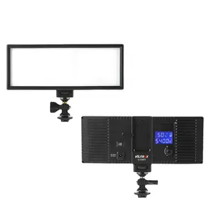 VILTROX L132T Camera LED Light Panel Super Slim Dimmable CRI95 + Bi-Color 3300K-5600K LED Video Light com controle LCD/Light Moun