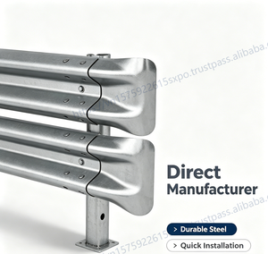 Barrera Vial de Doble Viga con Recubrimiento en Polvo, Acero Q235, Poste Z, Longitud Personalizada 4320mm, EN 1317 N2, Fábrica China, Proveedor Principal - Product Image 3