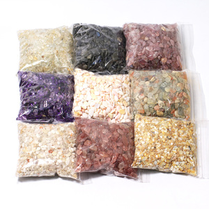 Pietre Burattate di Citrino Lucido da 3-9mm da 500g, Scaglie di Turchese e Ghiaia per Decorazioni Feng Shui - Prezzo di Fabbrica All'Ingrosso - Product Image 2