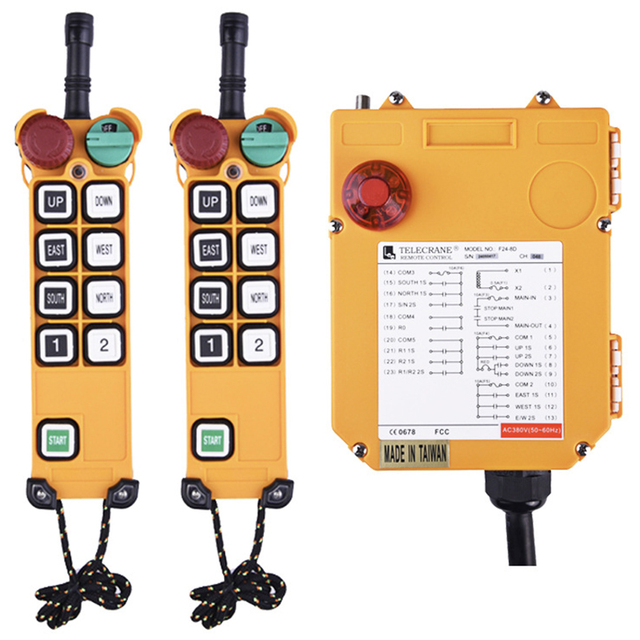 12 Volt 24V Wireless Remote Control Hydraulic Winch Stable signal Smart Single Speed Industrial Radio Truck Crane Remote Control