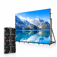 Écran LED intérieur/extérieur, location de cabine d'affichage LED, panneaux LED P3.91, mur vidéo, scène
