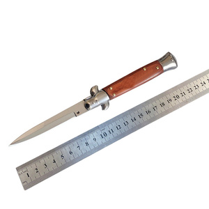 OK-4024 OEM Personalizzato Coltello Tascabile Italiano AKC da 13 Pollici per Autodifesa, Lama Fissa per Campeggio e Attività all'Aperto, Coltello da Mafia Italiano - Product Image 2