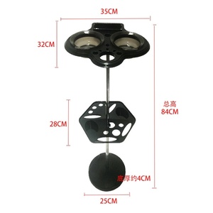 Hot <b>Sale</b> Salon Equipment Dye Bowl Coloring <b>Trolley</b> With Black Color - Product Image 1
