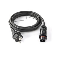 Adaptateur solaire étanche IP67 Deye, nouveau, 32A, 3 broches, LY01 vers BC01, mâle-mâle, connecteurs pour micro-onduleur solaire vers prise EU Schuko