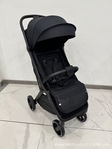 Passeggino Leggero Regolabile per Seduta/Posizione Sdraiata, Chiusura con Un Clic, Carrozzina a Quattro Ruote per Neonati e Bambini - Product Image 6