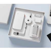 Gadgets électroniques en gros, coffrets cadeaux d'affaires personnalisés, batterie externe avec câble de données, boîte cadeau pour la Saint-Valentin