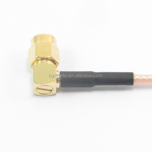 สายเคเบิลทองแดง RG316 <span class=keywords><strong>TS9</strong></span>ตัวผู้ไปยัง SMA มุมขวาสำหรับผู้ชายสายสื่อสารแบบหางเปียสำหรับ50ohm RF - Product Image 5