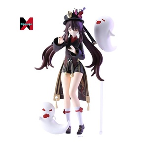 Figurines d'Anime <span class=keywords><strong>Hutao</strong></span>, Figurines d'Action Keqing Genshin Impact, Artisanat en Plastique - Product Image 1
