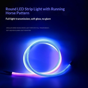Bande LED réticulée étanche IP65 USB 360 degrés 5V WS2812B WS2811 RVB intelligente adressable Néon Flexible Cuivre Contrôle par application - Product Image 4