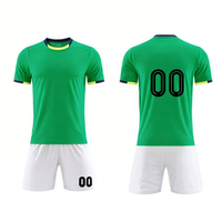 Maillot de football personnalisé en polyester respirant pour hommes, uniforme de sport bleu, t-shirt pour hommes