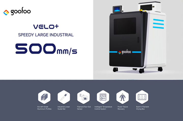 Large FDM 3d Printing Machine 2025 Goofoo VELO+ Fdm 3d Printing Machine ...
