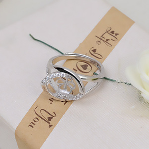 Bague ouverte en argent S925, accessoires de bijouterie DIY, réglable, 8-9 perles, bague de doigt avec anneau amovible 59 - Product Image 3