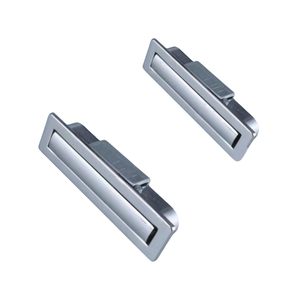 LS001-1 LS001-2 poignée d'armoire en alliage de zinc PL001--2 poignée de panneau de boîte électrique cachée pour une utilisation dans la coiffeuse de tiroir de garde-robe - Product Image 1