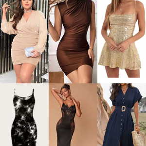 Robe décontractée à une épaule à imprimé floral et à grande ampleur, robe bustier ample à imprimé - Product Image 1