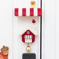 Décoration de Noël suspendue pour la maison, la fenêtre, le mur : Arbre de Noël, Maison de neige, Aimant de réfrigérateur, Carillon éolien, Ornement de Noël